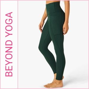 NEW Spacedye Out Of Pocket High Waisted Legging - Hunter Green